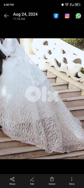 فستان عرس كتير مرتب و بعدو نظيف 2