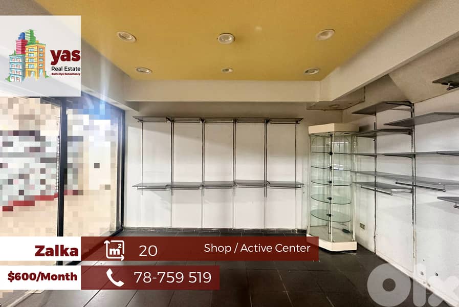 Zalka 20m2 | Shop For Rent | Active Tower | Open Space | Catch | MJ 0