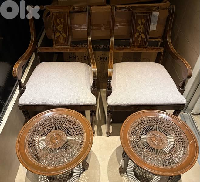 2 Chairs & 3 Tables 2