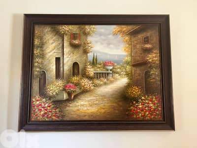 2 paintings and 1 table