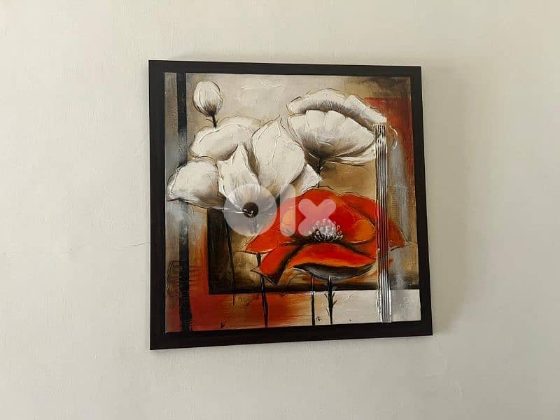 2 paintings and 1 table 1