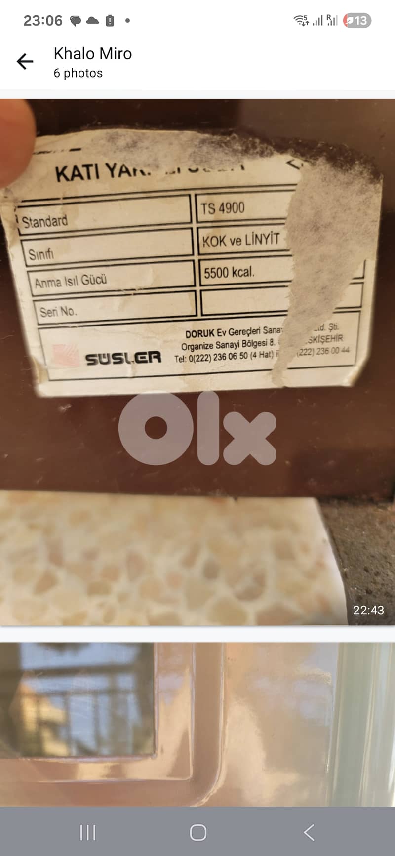 Nice susler heater  perfect condition works on wood 11