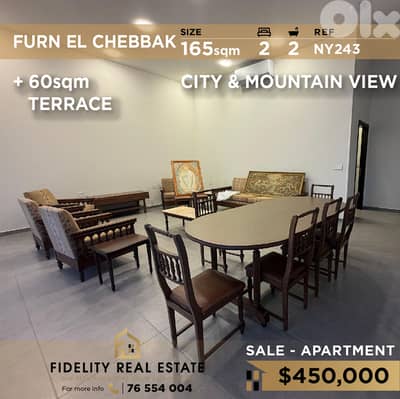 Apartment for sale in Furn El Chebbak NY243 شقة للبيع في فرن الشباك