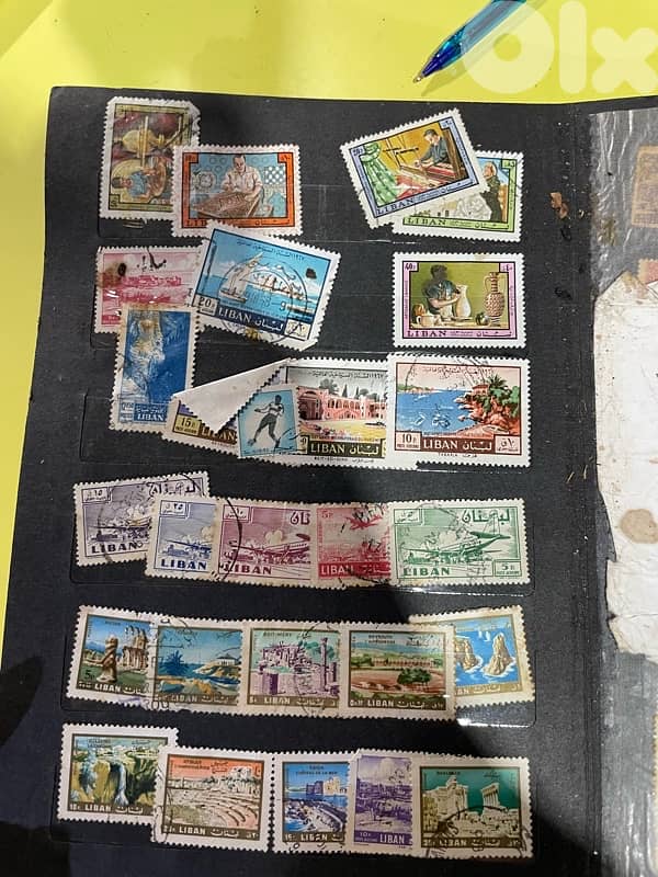 طوابع لبنانية قديمة 4
