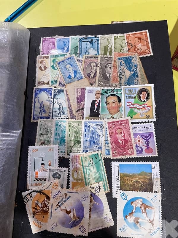 طوابع لبنانية قديمة 5