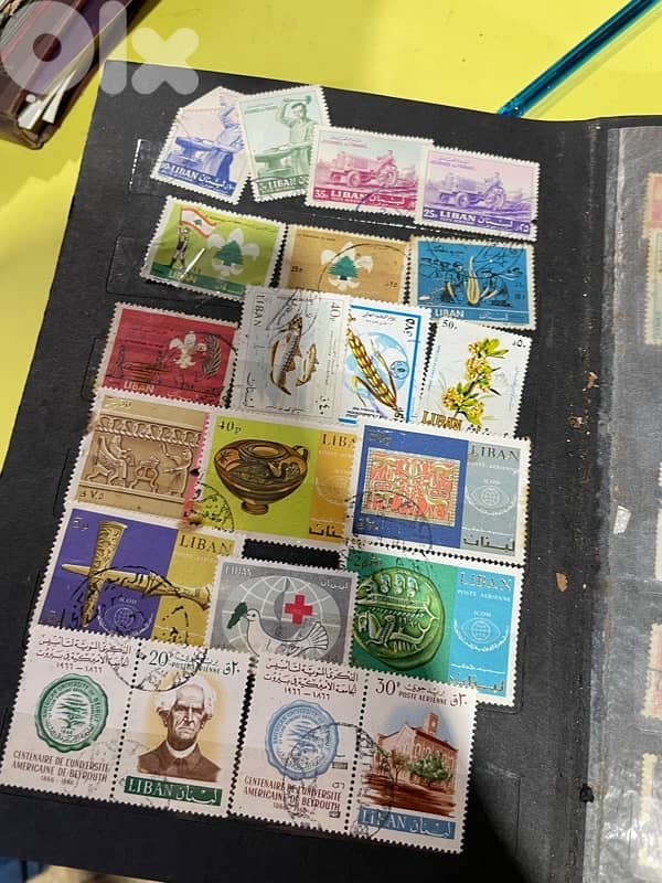 طوابع لبنانية قديمة 7