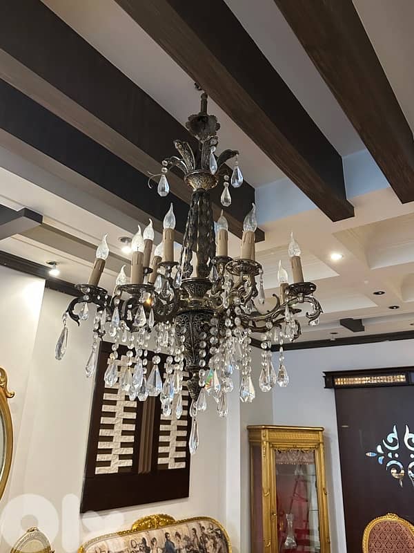 2chandelier bronze 6