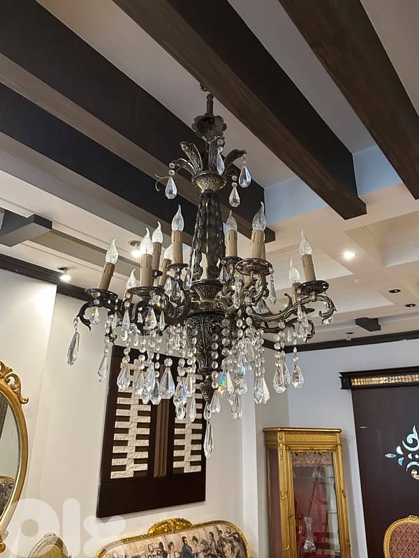 2chandelier bronze 7