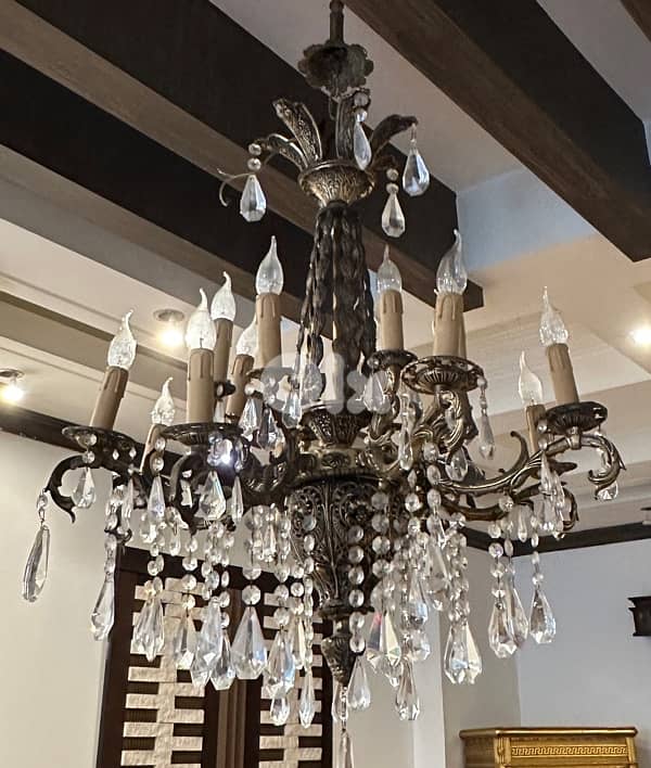 2chandelier bronze 12