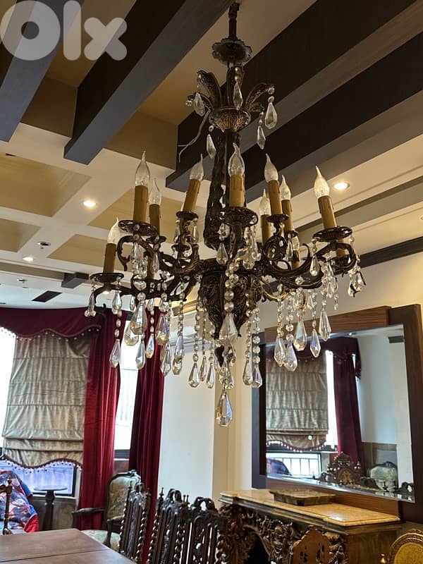 2chandelier bronze 14