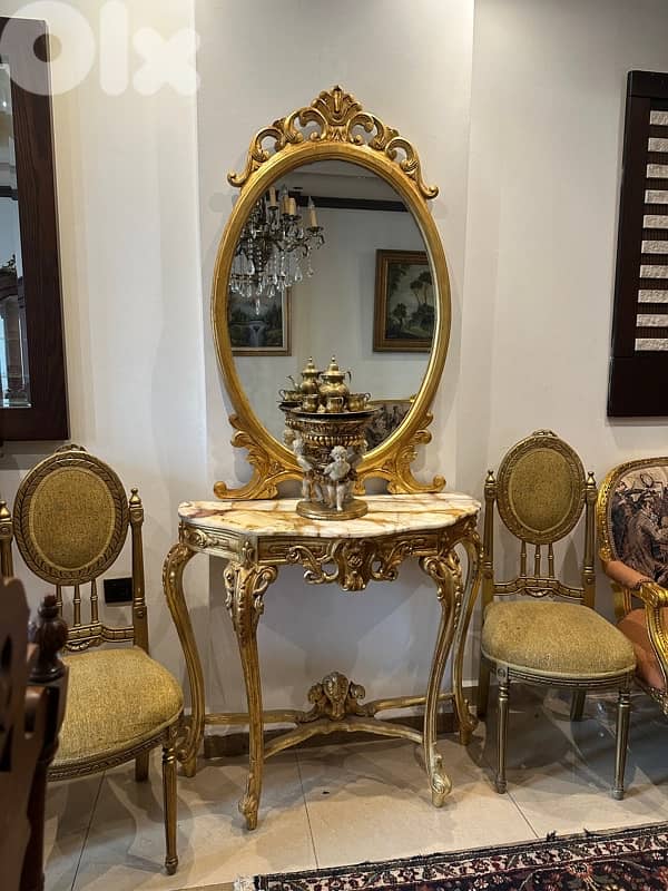 كونسول خشب زان  وكرستين 0