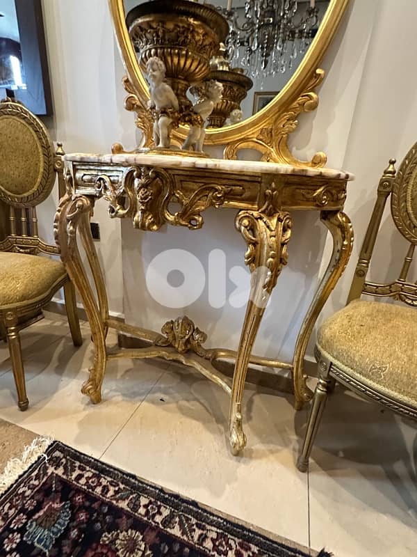 كونسول خشب زان  وكرستين 4