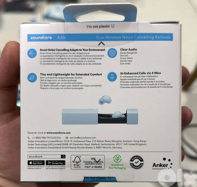 Anker Soundcore A30i Blue 1