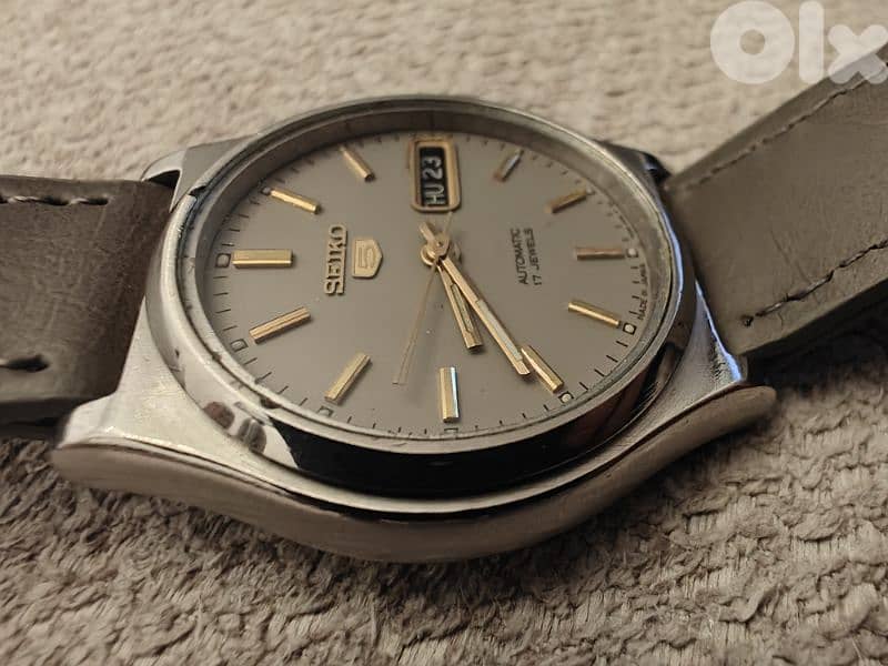 Extremely rare Seiko 5, Vintage men's grey watch 930103 5