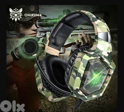 Onikuma K8 Gaming Headset Mic & Noise Cancelling _4$ delivery