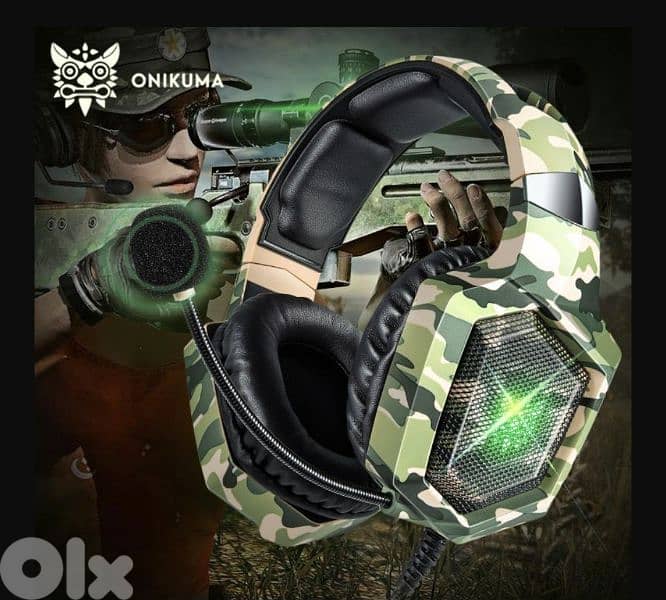 Onikuma K8 Gaming Headset Mic & Noise Cancelling _4$ delivery 0