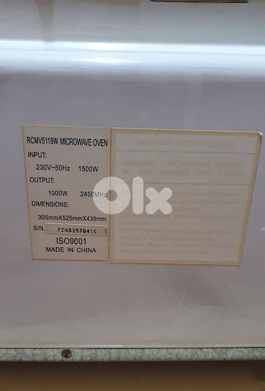 Microwave 30 ltr  Frigidaire very good condition like new 50$ 03723895 2