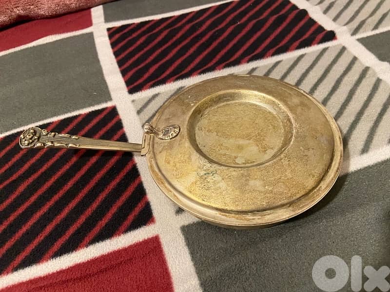 طواية أنتيك مطلية بالفضة – تحفة فنية من الجمال اللامع 1