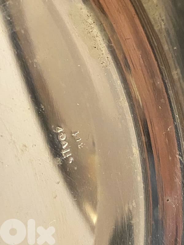 طواية أنتيك مطلية بالفضة – تحفة فنية من الجمال اللامع 5