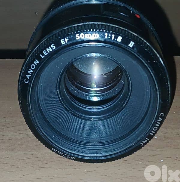 canon lens EF 50 mm 1:1.8 1