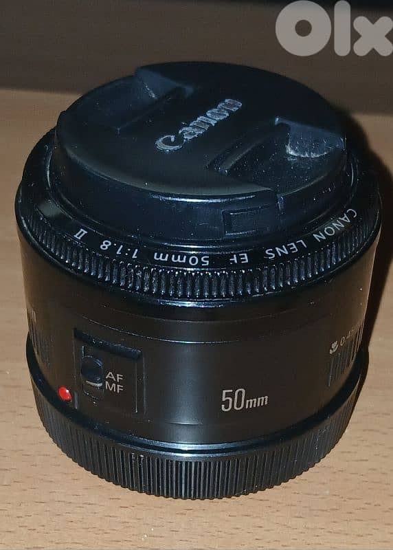 canon lens EF 50 mm 1:1.8 2