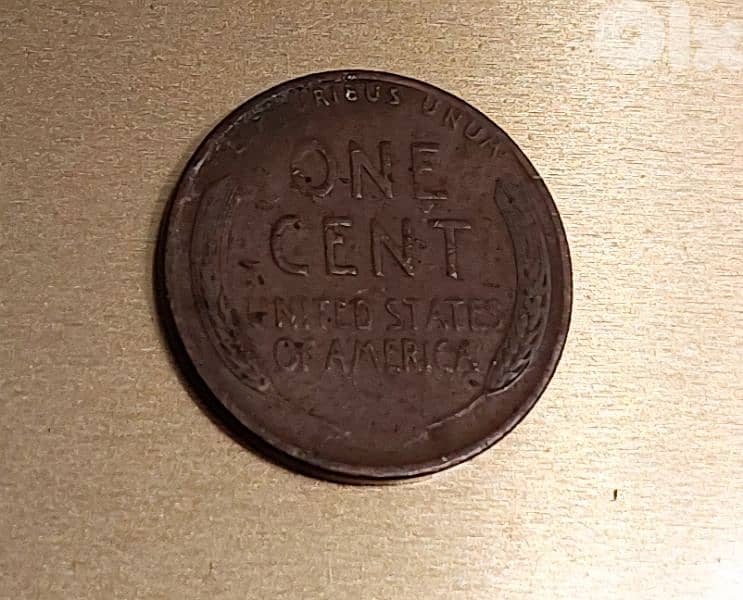USA Lincoln 1944-S Wheat Penny cent 1
