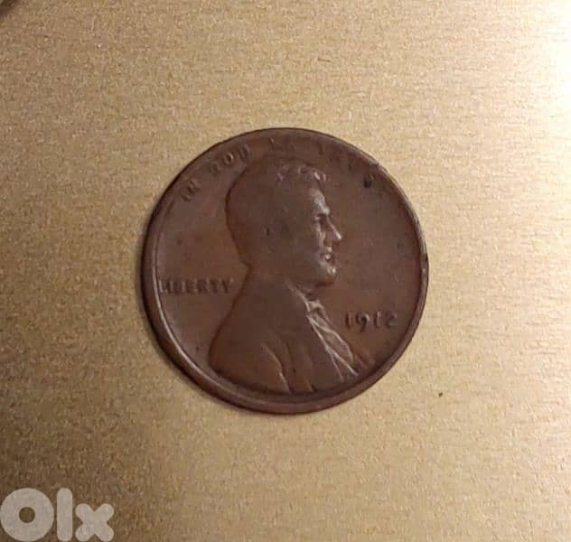 USA Lincoln 1912 Wheat Penny cent bronze coin 0