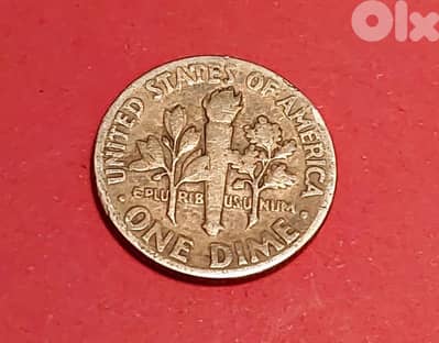 USA 1946 silver Roosevelt Dime (. 900)