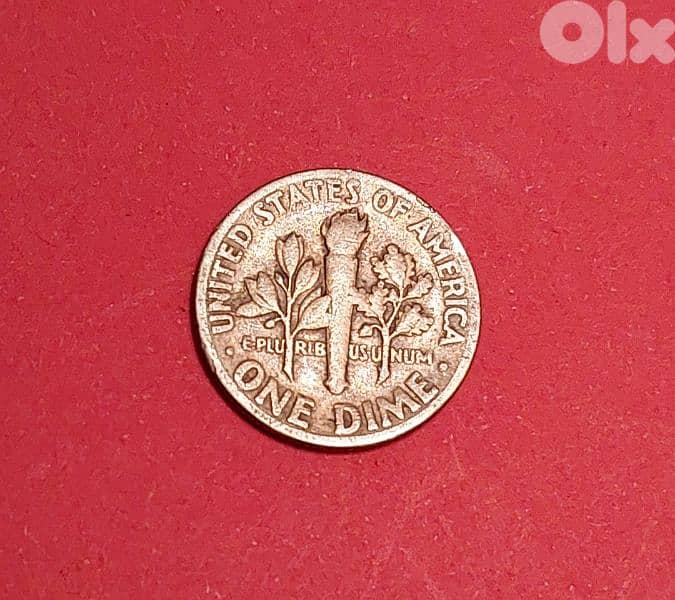 USA 1946 silver Roosevelt Dime (. 900) 2