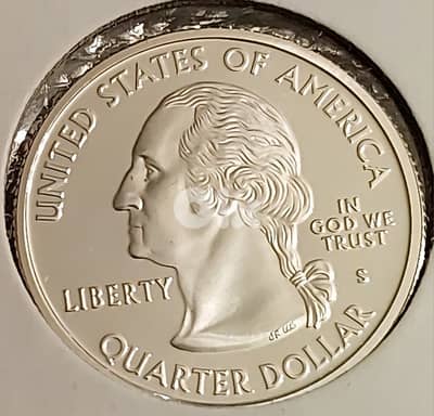 USA 2002-S silver Washington quarter dollar Mississipi