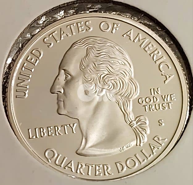 USA 2002-S silver Washington quarter dollar Mississipi 0
