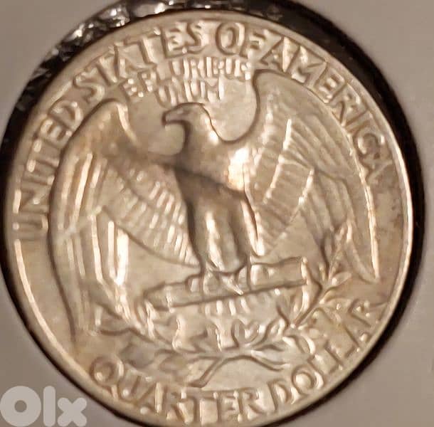 USA 1961-P Washington silver quarter dollar 1