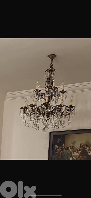 chandelier bronze
