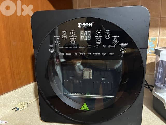 Edison Air Fryer 1700 Watt, 14.5 Liter, Black 0
