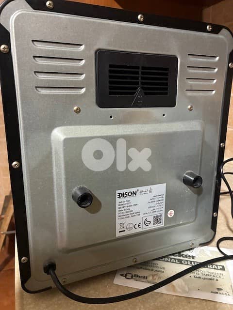 Edison Air Fryer 1700 Watt, 14.5 Liter, Black 2