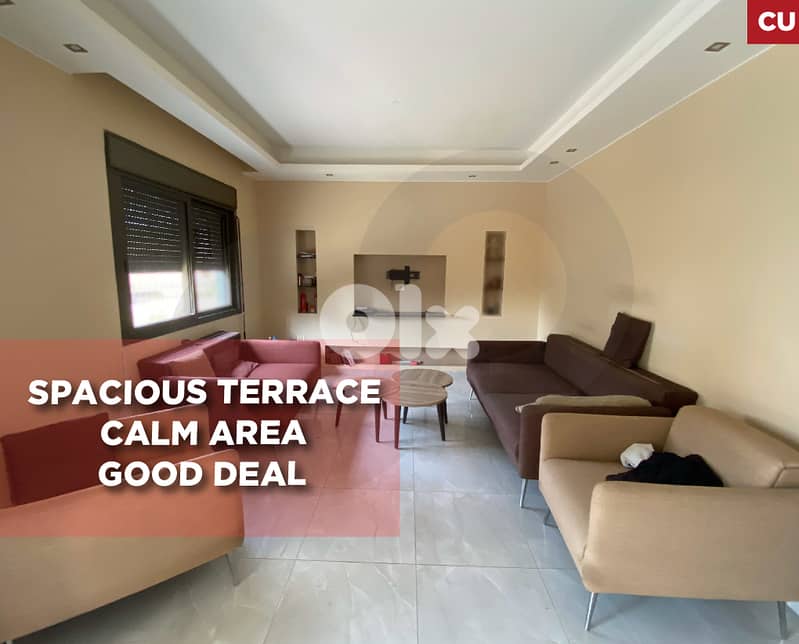 Kfarshima | Calm Area Apartment with 204 sqm Terrace REF#CU128394 0