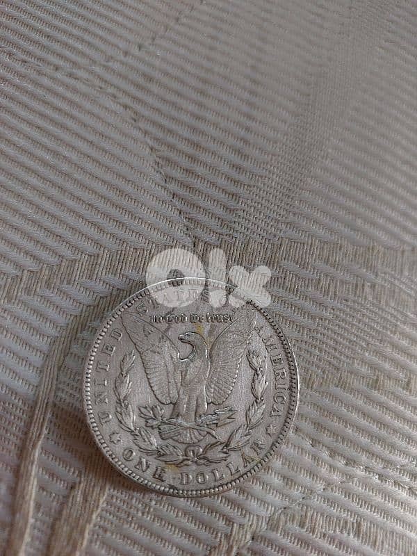 USA silver Morgan Dollar year 1879 "O"mint  weight 26.6 grams 1
