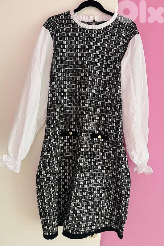 Dress black and white 0