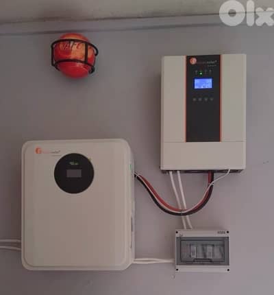 Solar system lithium Felicity Battery FLA 2.5 KW + Inverter IVEM 3KW