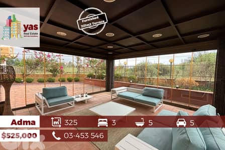 Adma 325m2 | 221m2 Terrace/Garden | Fully Furnished | Upgraded | EH |