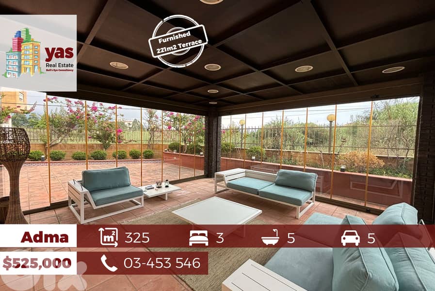Adma 325m2 | 221m2 Terrace/Garden | Fully Furnished | Upgraded | EH | 0