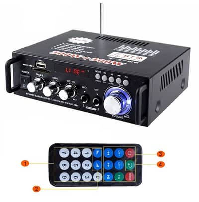 BT-298A Home Digital Amplifiers Audio Display 300W+300W Digital HIFI A