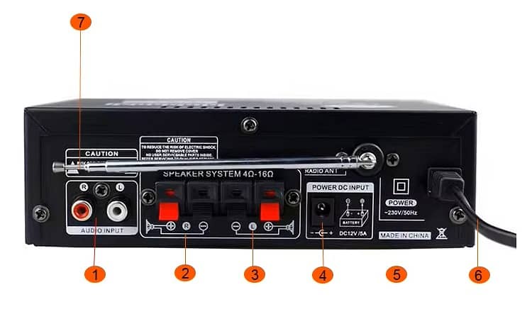 BT-298A Home Digital Amplifiers Audio Display 300W+300W Digital HIFI A 2