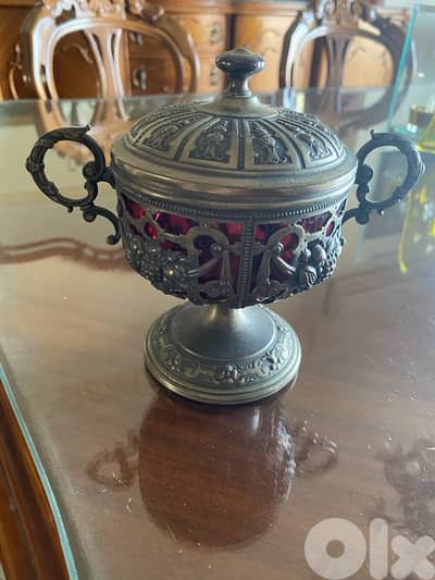 WMF German sugar lidded bowl