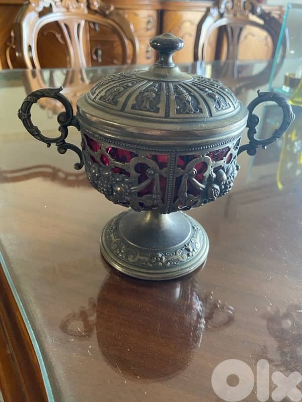 WMF German sugar lidded bowl 0