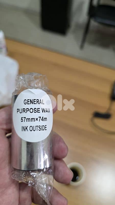 Zebra TLP 2824 plus with ink rolls and stickers 2