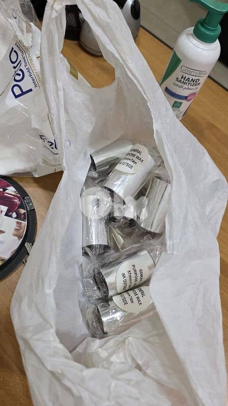 Zebra TLP 2824 plus with ink rolls and stickers 3