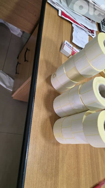 Zebra TLP 2824 plus with ink rolls and stickers 4