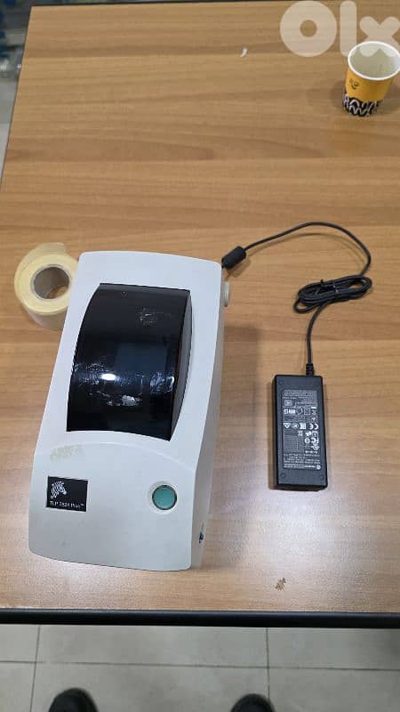 Zebra TLP 2824 plus with ink rolls and stickers 5