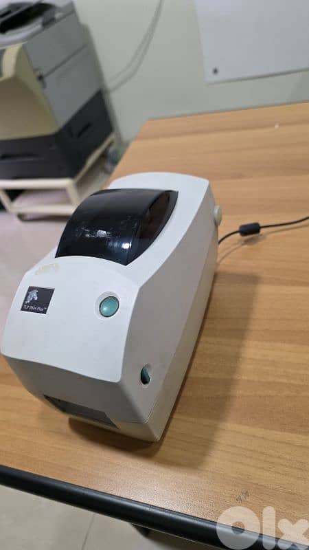Zebra TLP 2824 plus with ink rolls and stickers 7